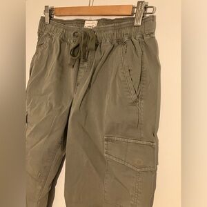 Sanctuary Standard Surplus Green Ankle Cargo Pants Size Small